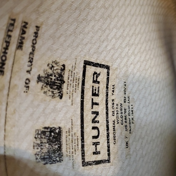 Hunter Tall Gloss Rain Boots 8 - Picture 7 of 7